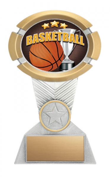 Insert Holder Impact Silver Resin Trophy