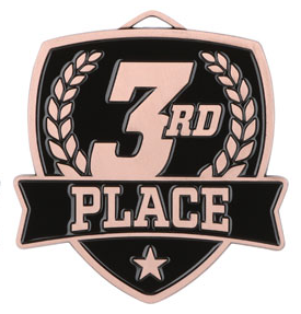 2½” Varsity 3rd Medals