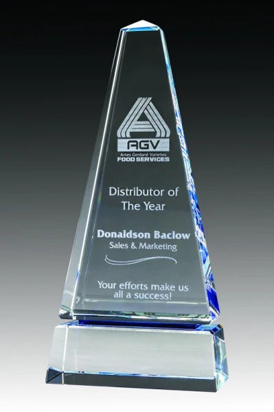 Optic Crystal Cobalt Award