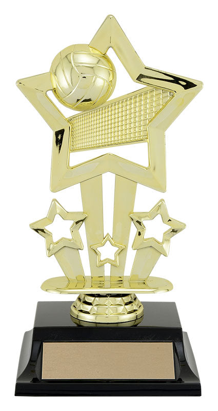 7”  Superstar Series Volleyball Trophy