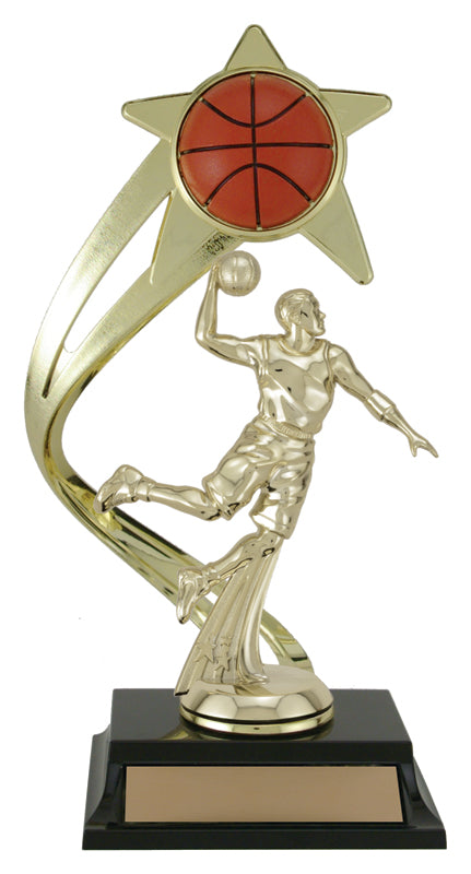10" Basketball Shooting Star Figure Trophy