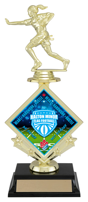 FLAG FOOTBALL, DIAMOND STAR RISER, FEMALE