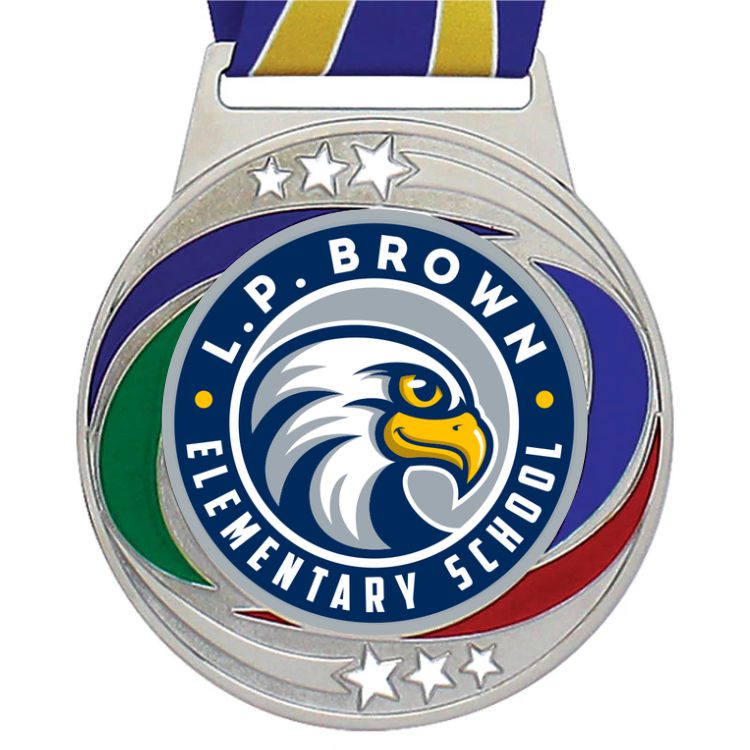 3" Custom Victory Medal Prestige Series