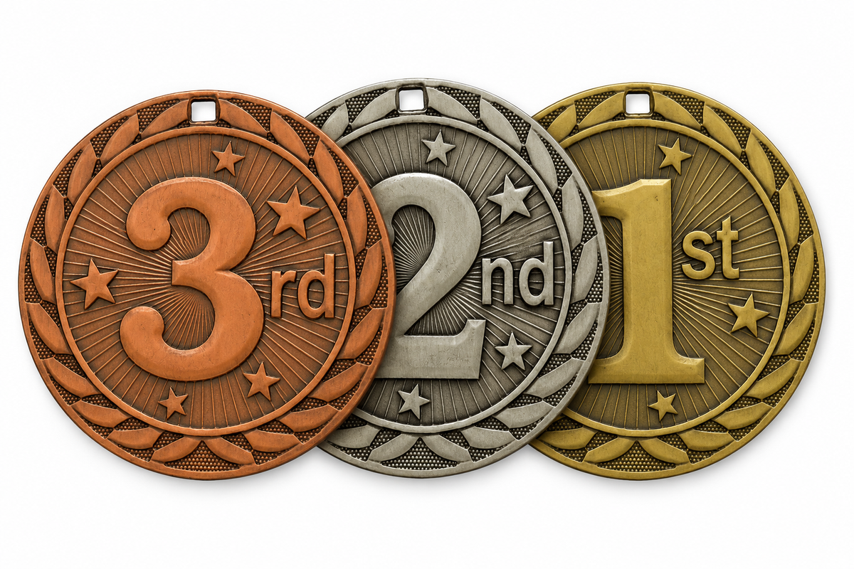 2” Iron Medal