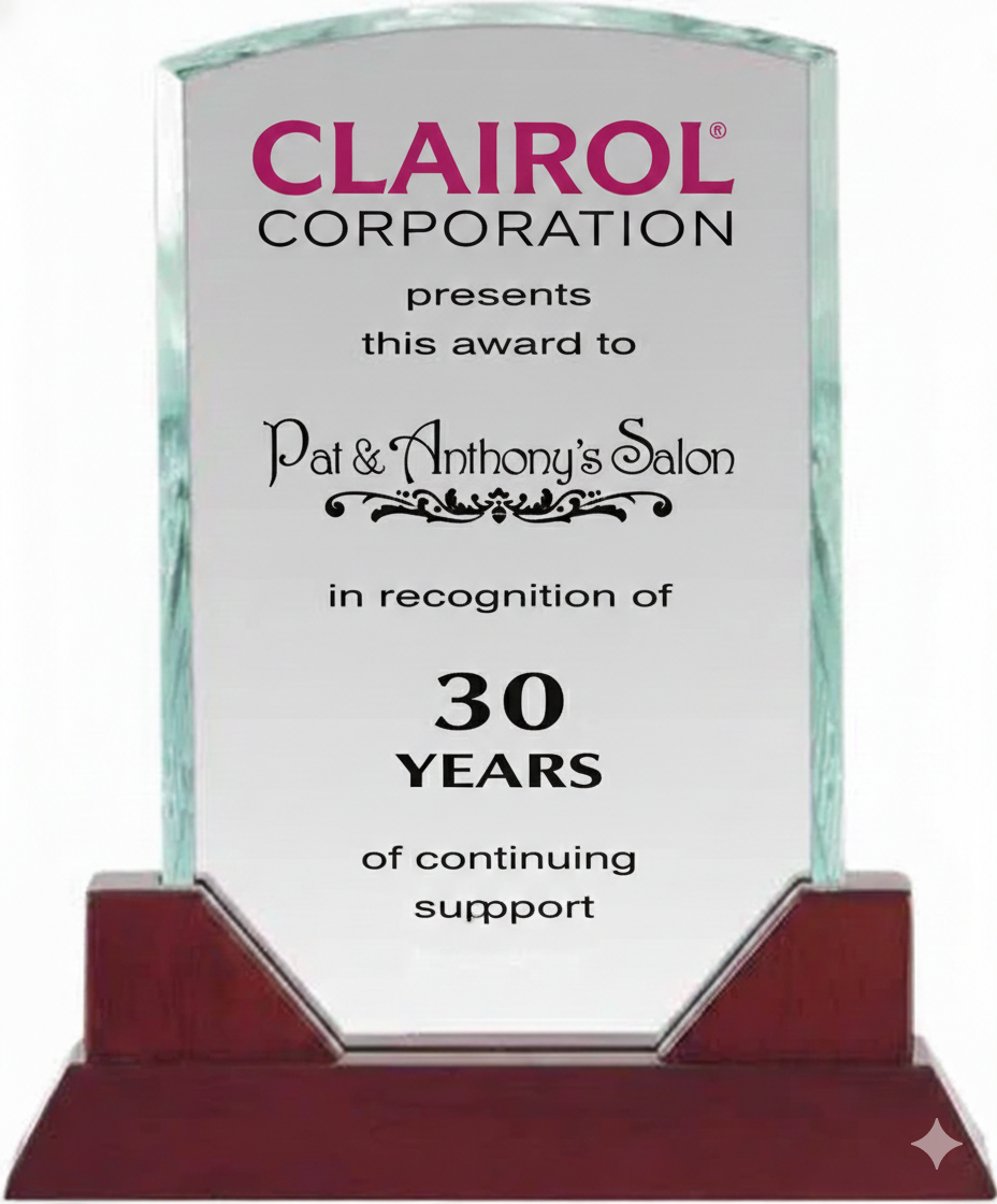 Glass Wellington Piano Finish Award