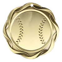 3” Baseball Medal