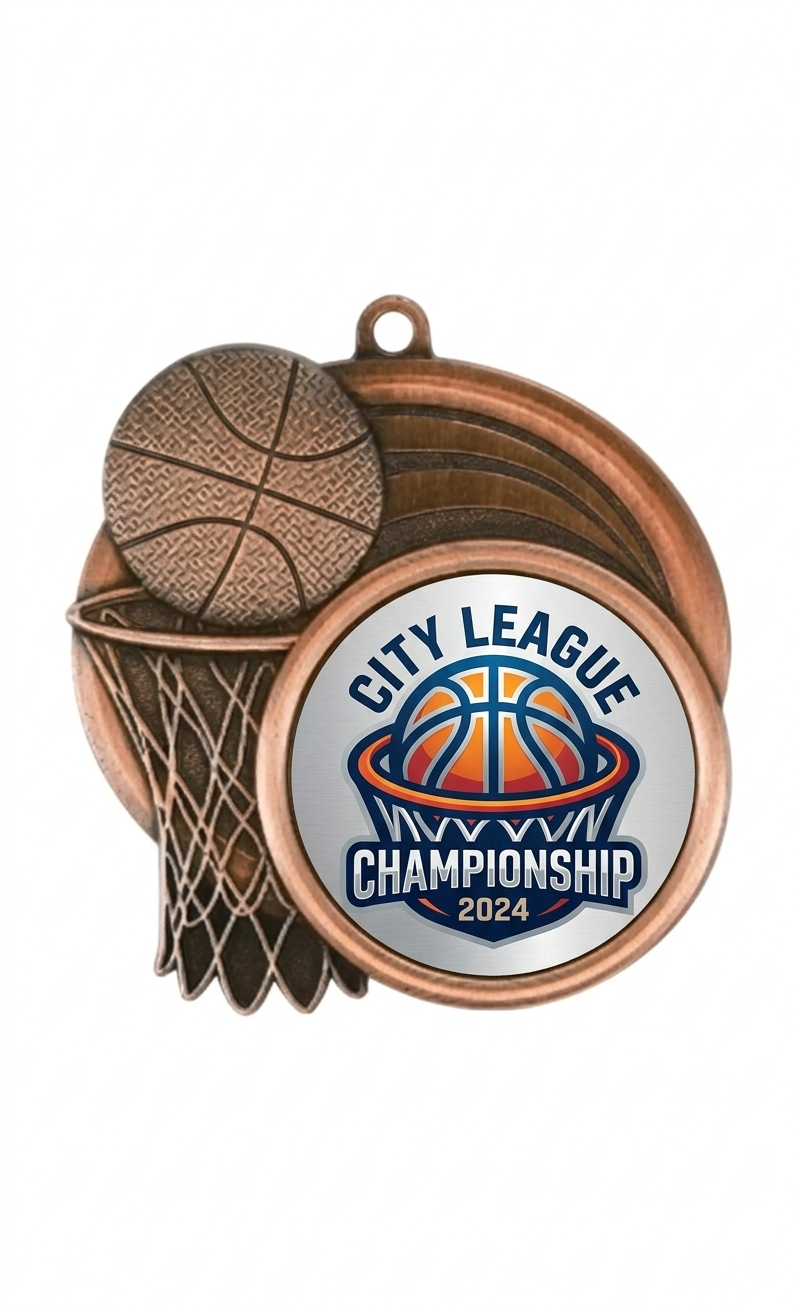 MEDAL SPORT INSERT BASKETBALL
