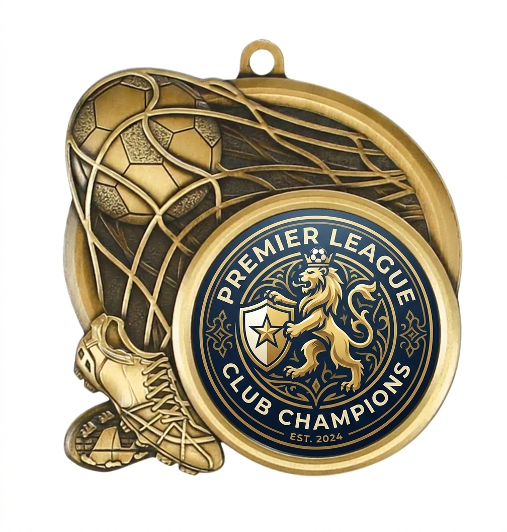 2.5" Custom Soccer Medal