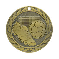 2” Iron Soccer Medal