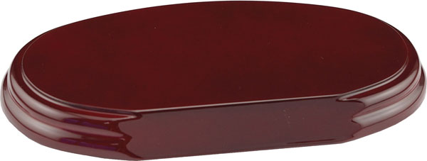Rosewood Piano Finish Oval Base