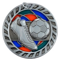 Soccer Stained Glass Medal