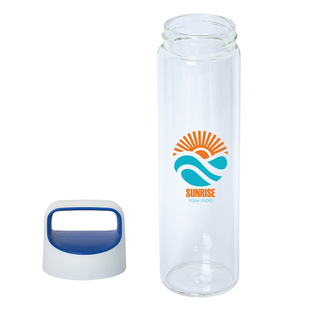 600 Ml. (20 Fl. Oz.) Glass Water Bottle