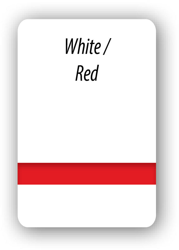Plastic Tag 1" x 3" Lamacoid Tag