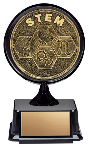 Apex STEM Trophy, 4 1/2″ Holder on Base
