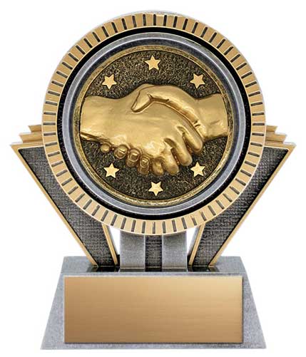 Apex Handshake/Sportsmanship Trophy, AS/G