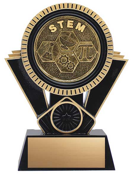 Apex STEM Trophy Black and Gold