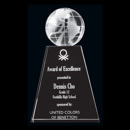 6½" Vimy Crystal Award