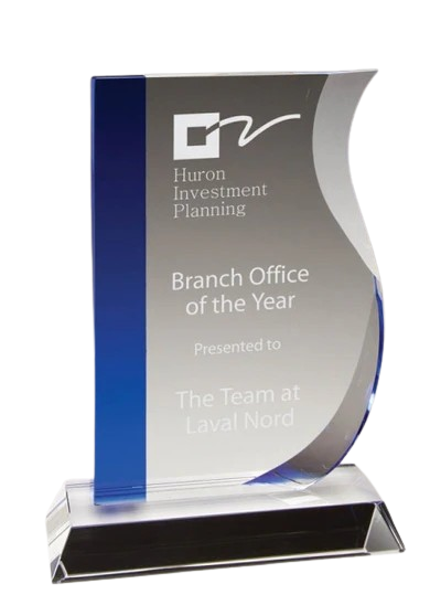 Cobalt Series Crystal Wave w/Blue Accent