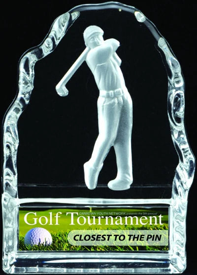 4¼”  Mail Glass Iceberg Glass Award