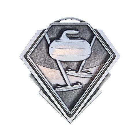 Diamond Series Curling Medal
