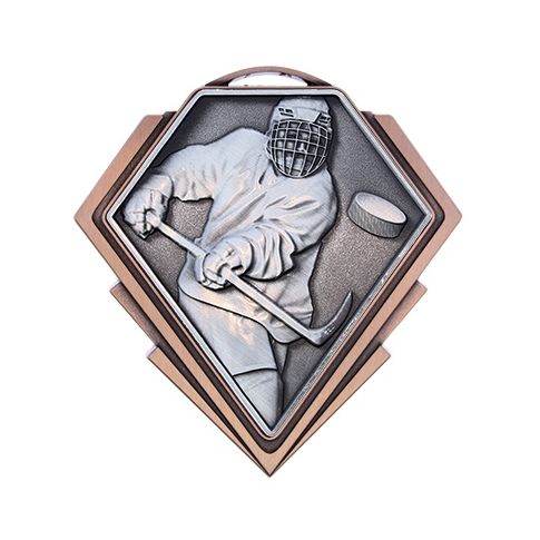 Diamond Series Male Hockey Medal