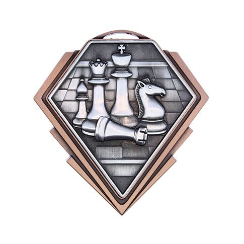 Diamond Series Chess Medal