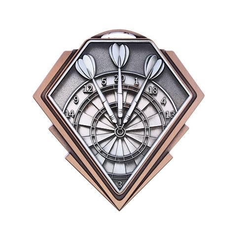 Diamond Series Darts Medal
