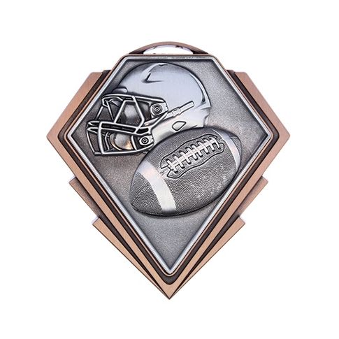 Diamond Series Football Medal