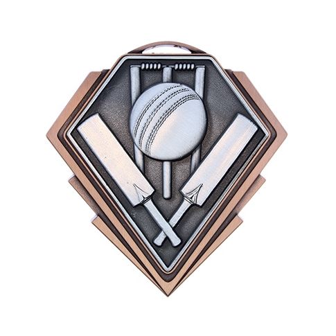 Diamond Series Cricket Medal
