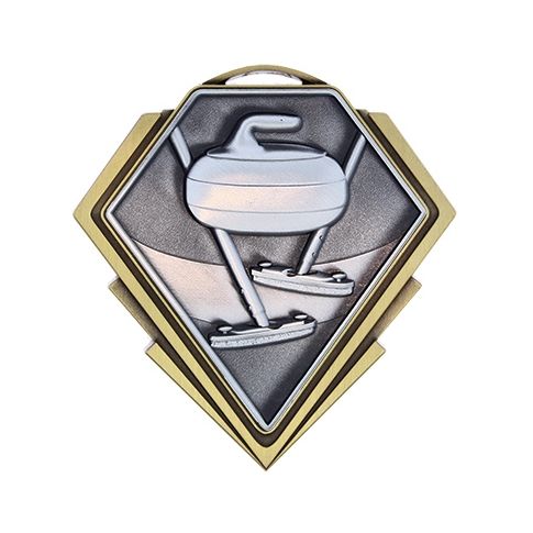 Diamond Series Curling Medal