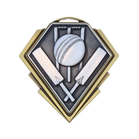 Diamond Series Cricket Medal