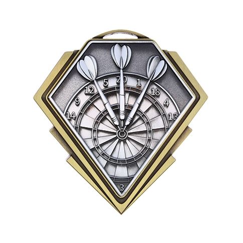 Diamond Series Darts Medal
