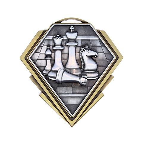 Diamond Series Chess Medal