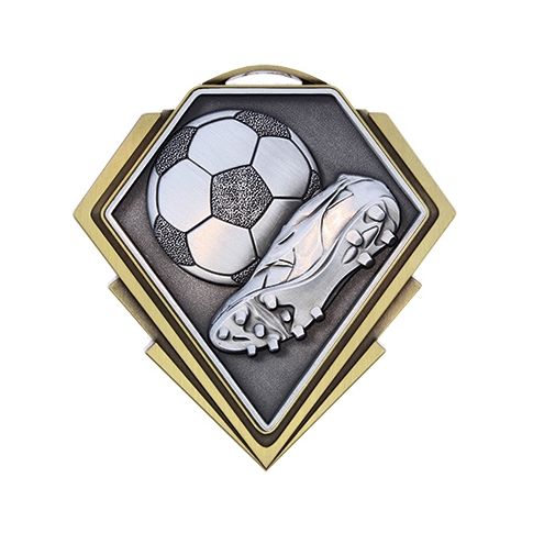 Diamond Series Soccer Medal