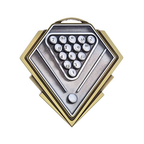 Diamond Series Billiards Medal