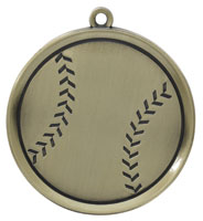 Baseball Medal With Ribbon