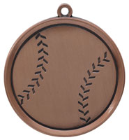 Baseball Medal With Ribbon