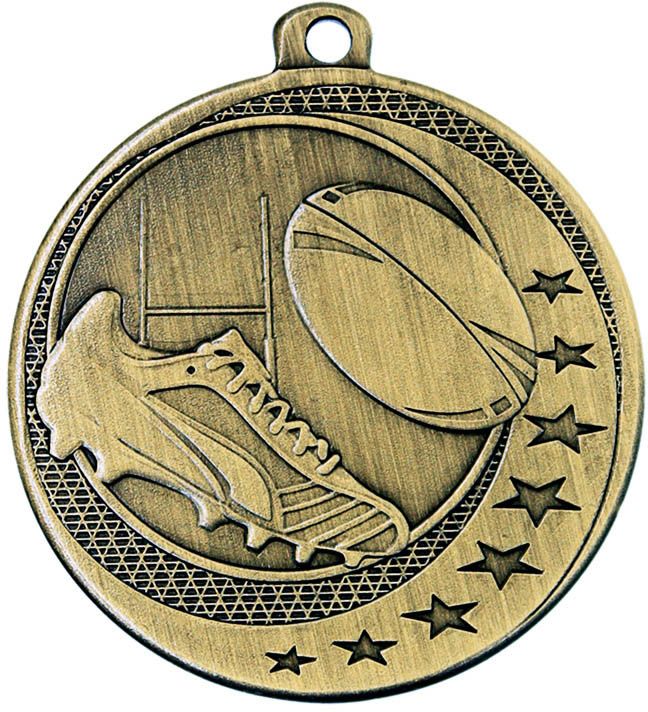 Cosmic Series 2" Economy Rugby Medal