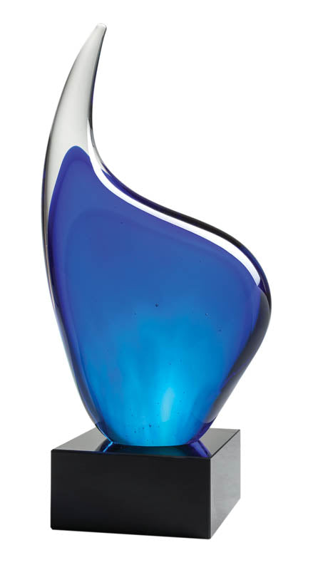 Blue Flame Art Glass