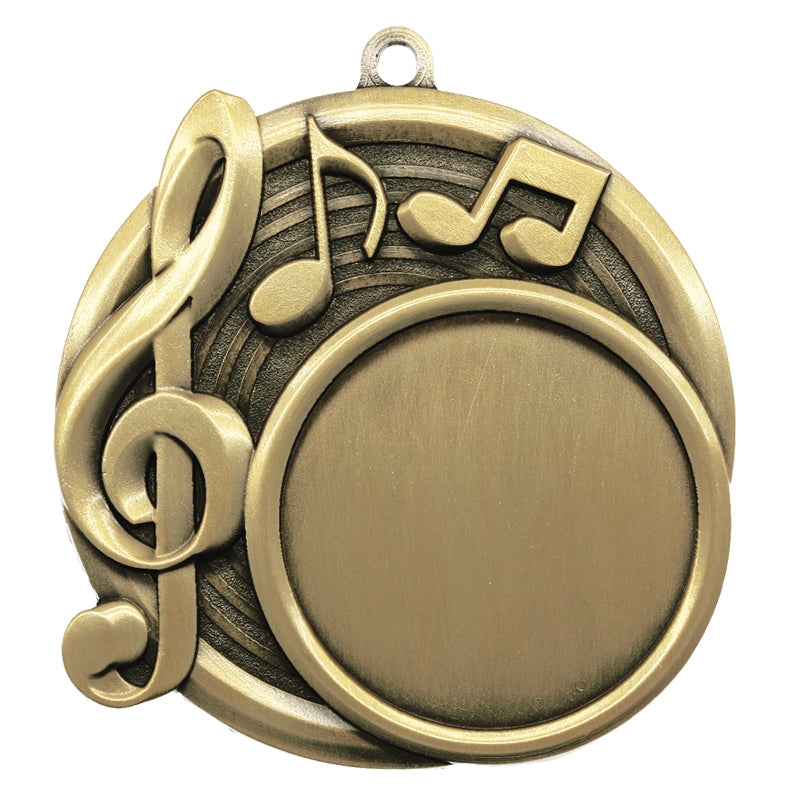 2.5" Custom Music Medal