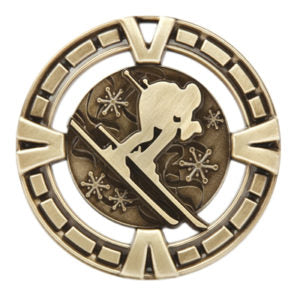 Skiing Medal Varsity Series 2.5″