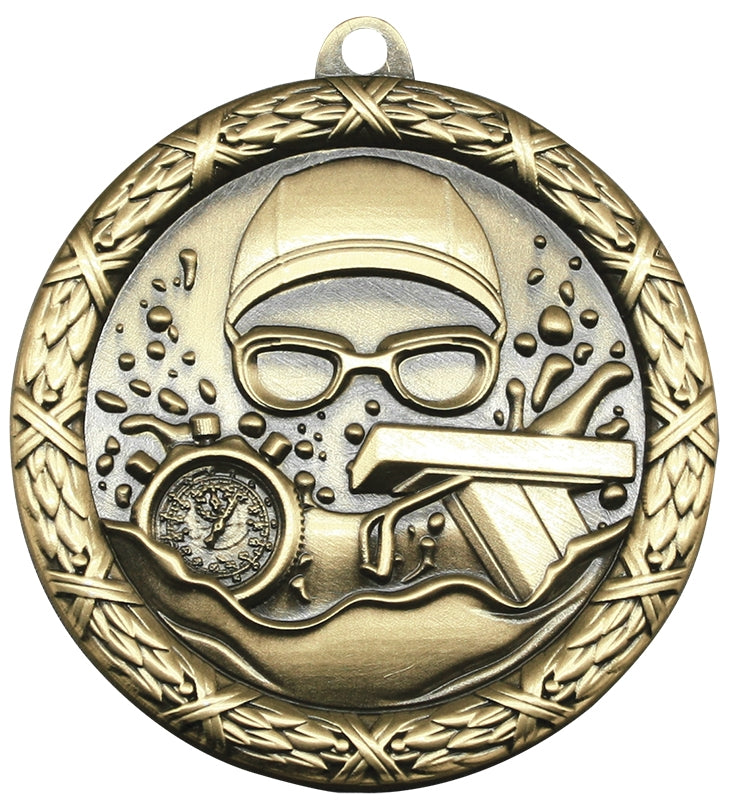 Swimming Medal Classic Heavyweight 2.5″