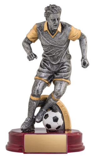 Resin Classic Male Soccer Silver/Gold