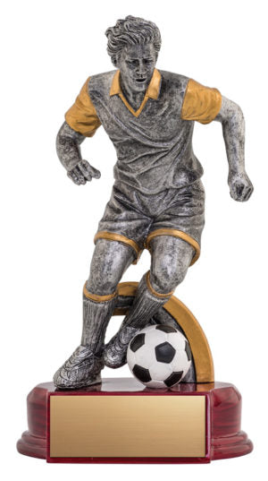 Resin Classic Male Soccer Silver/Gold