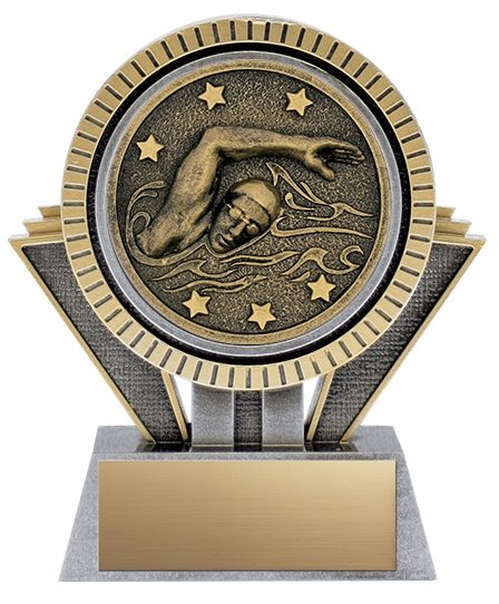 Apex Swimming Antique Silver/Gold