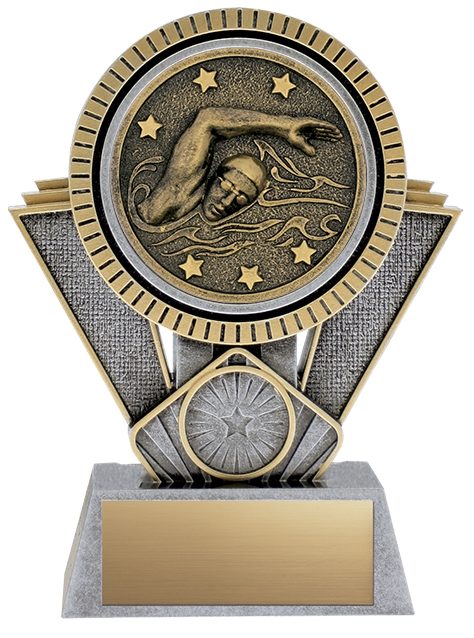 Apex Swimming Antique Silver/Gold