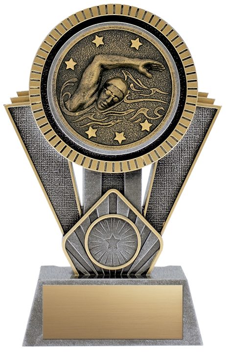 Apex Swimming Antique Silver/Gold