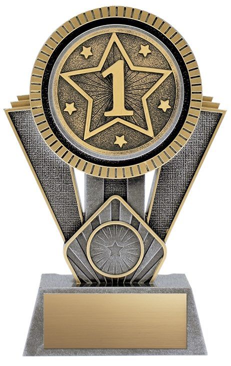 Apex - 7" Antique Silver/Gold"