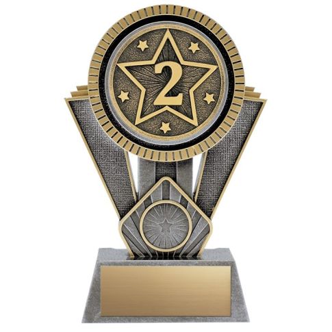 Apex - 7" Antique Silver/Gold"