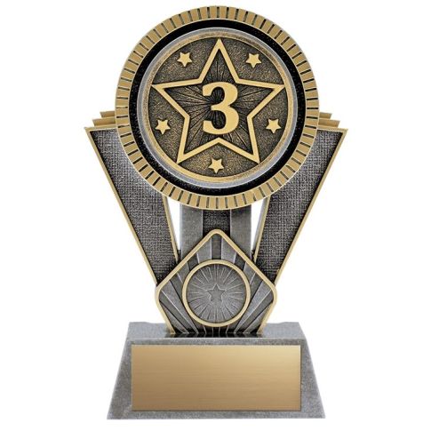 Apex - 7" Antique Silver/Gold"